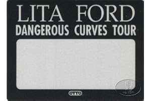 Lita Ford & The Runaways 1991 Backstage Pass Black