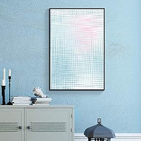 Floating Framed for Living Room Bedroom Abstract Geometric...