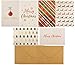 48 Pack Merry Christmas Cards with Envelopes 4x6, Festive Holiday Greeting Card for Xmas, 6 Gold Foil Designs