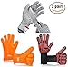 Cooking Gloves By 2But: 3 Pairs Of Heat And Cut Resistant Cooking Gloves – Insulated Silicone Oven And Grill Mitts For Finger, Hand And Wrist Protection – Washable Puncture Proof Kitchen Gloves
