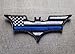 Police Thin Blue Line Batman Patch