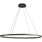 Kuzco Lighting LP79140-BK Ovale Pendant, Black