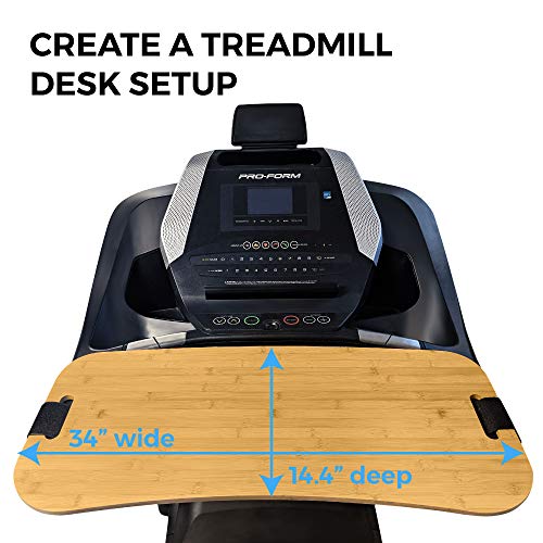 HumanCentric Bamboo Treadmill Desk Attachment Laptop/Tablet/iPad/Book