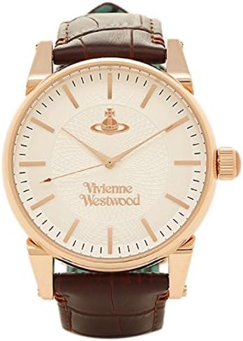 ヴィヴィアンウエストウッド 時計 Vivienne Westwood Vv065rsbr Finsbury フィンズバリー メンズ腕時計 ピンクゴールド ブラウン 並行輸入品