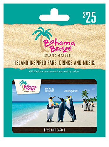Bahama Breeze $25 Gift Card