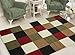Sweet Home Stores Modern Boxes Design Area Rug 5' X 7', Multi-Color