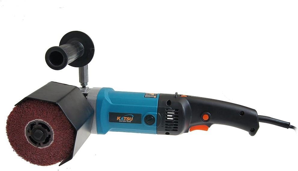 KATSU Tools Electric Drum Sander, 1200W 230V Variable Speed Burnisher Polisher Burnishing Drawing Machine 100093 - Image 4