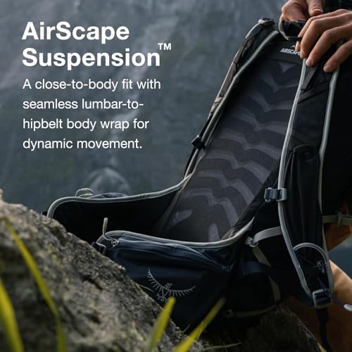 Osprey Talon 22L Men's Hiking Backpack with Hipbelt, Ceramic Blue, L/XL