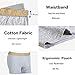 Mens Boxer Briefs Cotton Gray Mens Underwear Men Pack Of 3，Boxer Briefs Pack For Men and Boys M