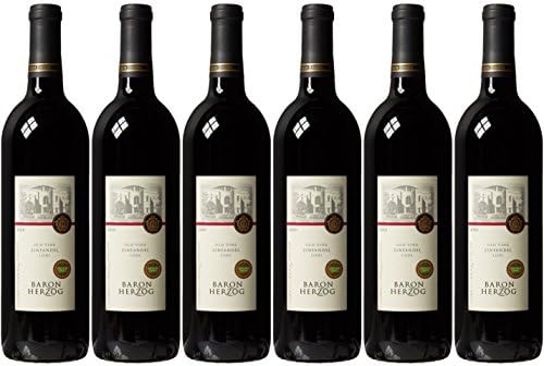 Baron Herzog Wine Zinfandel 75 cl Kosher  (Case of 6)