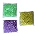 3000 Glow in the Dark Rainbow Colored Loom Bands Refill Kit - 6 Vibrant Neon Colors That Glow! - Includes FREE 100 Clips and 30 Charms! - Refill your Loom Band Organizer in Glowing Fashion!