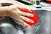 Jalousie Silicone Sponge Scrubber for Dishwashing, Kitchen Bathroom Cleaning (Heart)
