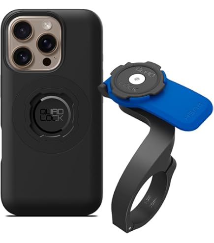 Amazon.com: Quad Lock Stem/Handlebar Bike Phone Holder Kit with