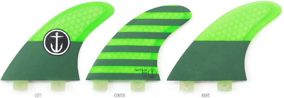 Fin Surf Captainfin CF-Medium Thruster Twin Tab Fin