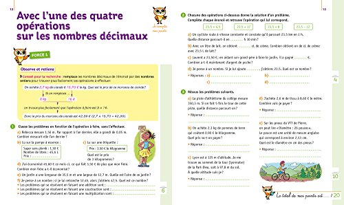 Mini Chouette Résoudre des problèmes de maths 6e/ 5e: cahier de soutien en maths (cycle 3 vers cycle 4): 21 - Image 3