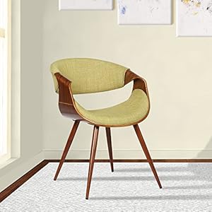 Armen Living Lcbuchwagr Butterfly Dining Chair In Fabric And