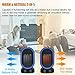 Coolast Small Space Heater,Electric Personal Heaters for Office Ceramic Heaters with Tip-Over Overheat Protection/Oscillating Swing/Portable/2 Seconds Heat-up/for Desk Top/Bedroom/Home-600W