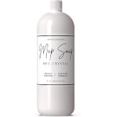 Mop Soap Highly Scented Fragrance, Long Lasting Luxury Floor Cleaner for Hardwood, Tile, Laminate &amp; Stone, Low Suds No Residue Formula, All Mop Types, Made in USA, 32oz Red Crystal Fragrance