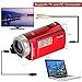 Camera Camcorders, Besteker Portable Digital Video Camcorder HD Max. 16.0 Megapixels 1280*720P DV 2.7 Inches TFT LCD Screen 16X Zoom Camera Recorder (108-Red)