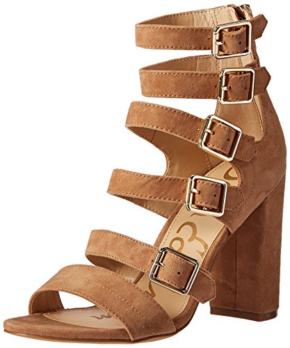 Sam Edelman Women's Yasmina Dress Sandal, Golden Caramel, 10 M US