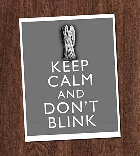 Amazon Com Keep Calm And Don T Blink Doctor Who Weeping Angels