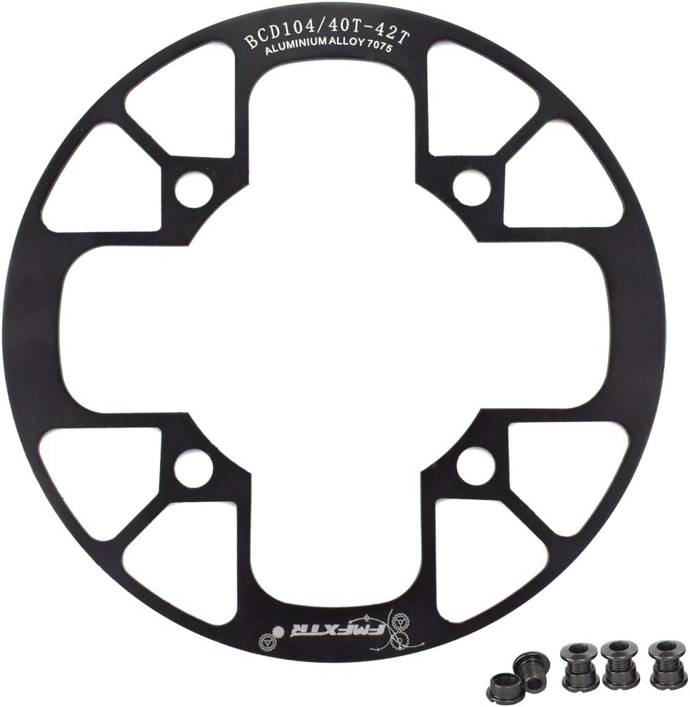 UPANBIKE Montain Bike Chainring Guard 104 BCD Aluminum Alloy Chain Ring Protector Cover for 32~34T 36~38T 40~42T Chainring Sprockets