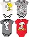 Peanuts Snoopy Baby Boys 4 Pack Bodysuits Charlie Brown Woodstock Joe Cool 6-9 Months