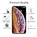 iPhone Xs Max Screen Protector, Ankoe [3-Pack] 9H Hardness Clear Film Anti-Scratch and Anti-Fingerprint Ultra Slim HD Clear Premium Tempered Glass for Apple iPhone Xs Max 6.5Inch 2018