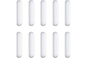 CHSZCHC Magnetic Stirrer Mixer Stir Bar，10Pcs 30mm(1.18 inch) PTFE Magnetic Stir Bar,White Color,Laboratory Bar,Stir Plate Bar,Stir Bars…
