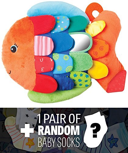 Flip Fish: K's Kids Baby Toy Series + 1 FREE Pair of Baby Socks Bundle [91954]