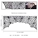 G-TING Halloween Decorations, Black Lace Spiderweb Fireplace Mantle 18 x 96 inch Scarf Cover Festive Party Supplies for Halloween Christmas Party Door Window Decoration Black