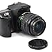 52MM Center Pinch Lens Cap w/ Leash for CANON PowerShot SX40 HS SX30 HS SX20 IS SX10 Cameras + Premium MagicFiber Microfiber Cleaning Cloth