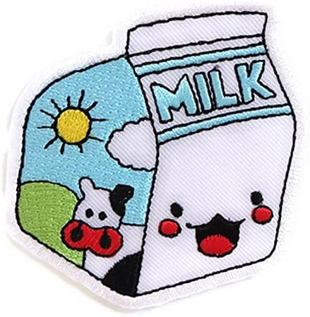 Cut Milk Catoon_Cloth Sticker for Laptops, Tablets, Lockers, Notebooks. It is REUSABLE, you can remove and use it with a new surface you like again and again with no adhesive residu by OliveTH