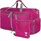 bago Travel Duffle Bag For Women & Men - Foldable Duffel Bags For Luggage Gym Sports (Large 27",Pink)