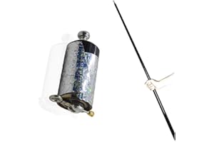 NVYUE Magic Pocket Staff for Professional Magician Stage Portable,Pocket Arts Staff Magic Tricks Accessories(Black 110cm)