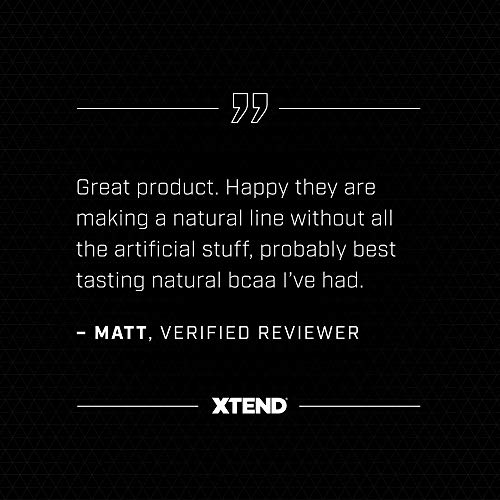 XTEND Natural Zero BCAA Powder Orange Passionfruit Free of Artificial