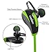 AELEC Bluetooth Headphones Wireless Sports Earbuds Sweatproof Earphones Noise Cancelling Headsets with Mic for Running Jogging Long Battery Life