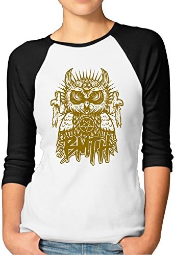 Bring Me The Horizon OWL Woman Sportshirt 3/4 Sleeve Raglan Tee