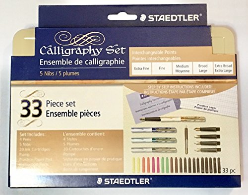 Staedtler 5 Nib Calligraphy Pen Set (899SM5V)