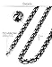 Jstyle Jewelry Stainless Steel Cross Necklace Pendant for Men Byzantine Chain Necklace Boys 5mm 24 Inch