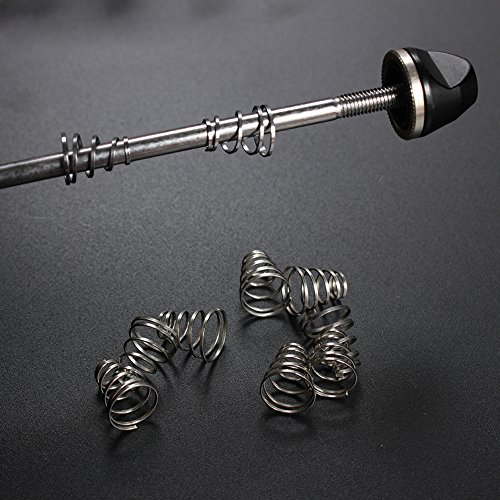 10Pcs Universal Quick Release Bike Wheel Skewer Springs Hollow Shaft Stainless Steel Spring - Thumbnail 2
