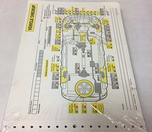 Auto Repair Vehicle Checkup Inspection Form - 2 Part NCR - Quantity 400 (U2) - Thumbnail 3