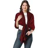 BNH FASHION Ultra fine Wool Tensil (Pashmina) Super Soft Reversible Stole Shawl Scarf Wrap for Women (Size: 80x28 Inches)