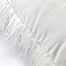MIULEE Pack of 2 Decorative Faux Fur Throw Pillow Covers New Luxury Series Style Fluffy Pillow Case Cushion Cover for Sofa Bedroom Car White 18 x 18 Inch