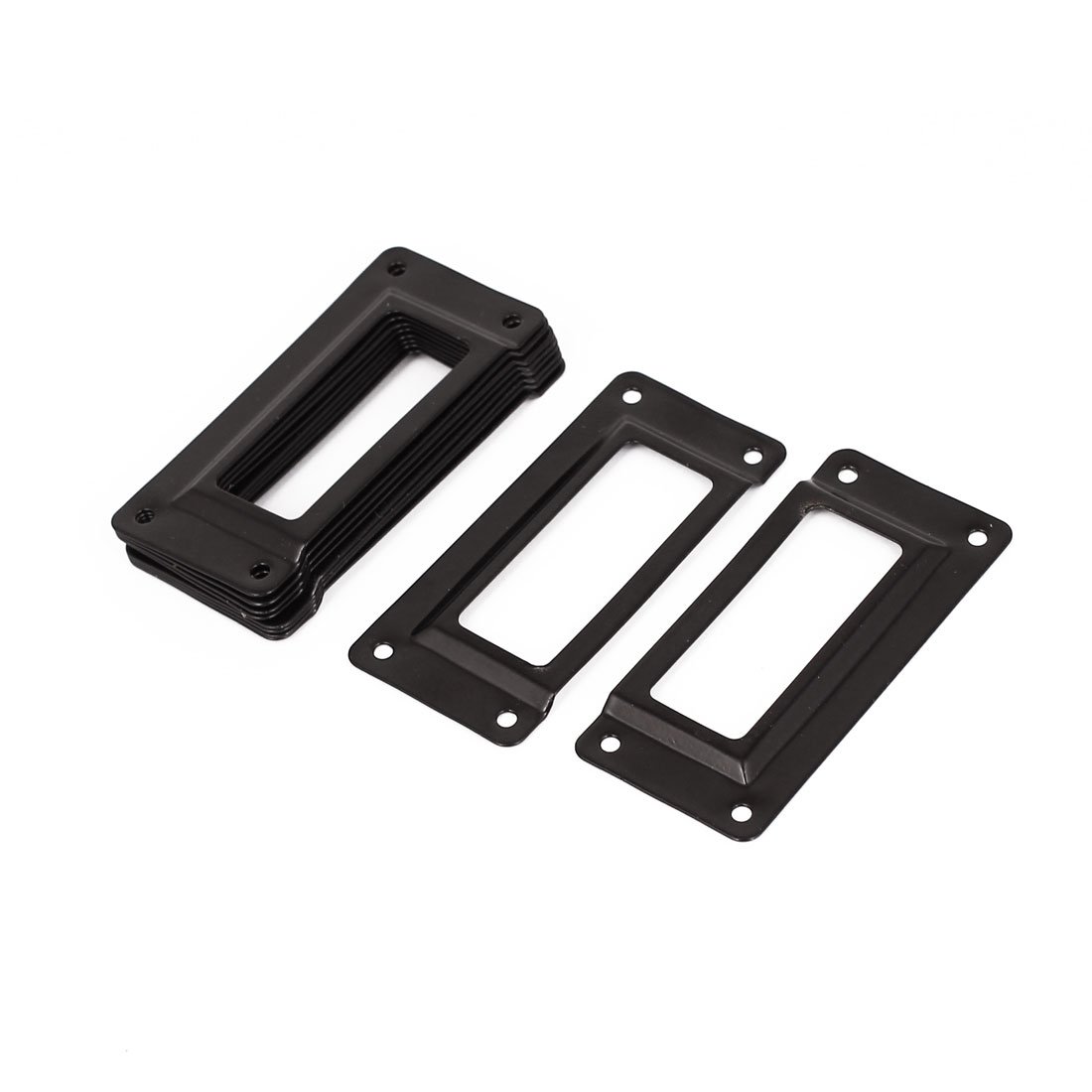 Sourcingmap Office Library 62x29mm File Drawer Tag Frame Label Holder Black 10pcs