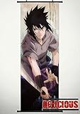 Home Decor Japanese Anime Naruto Cosplay Wall Scroll Poster Uchiha Sasuke 17.7 X 49.2 Inches-P104448001