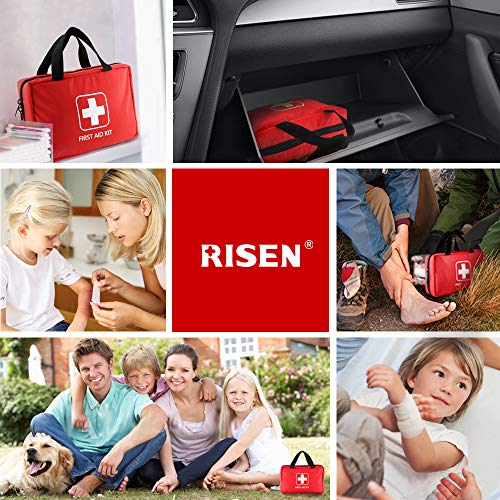 220 Piece First Aid Kit with Hospital Grade Medical Supplies Exceeds FDA and OSHA Standards, Great for Home, Outdoors, Office, Car, Travel, Camping, Hiking, Boating, Every Emergencies.