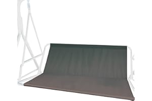 Midremer Swing Cover Chair Bench Replacement Cover, 2/3 Seat 600D Thickened Oxford Waterproof Swing Seat Cover for Outdoor Patio Garden Swing Chair (Coffee, 54.3 x 19.7 x 19.7 Inch)