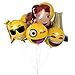 Emoticon Universe: Jumbo Foil Emoticon Helium Balloons, 12-Pack