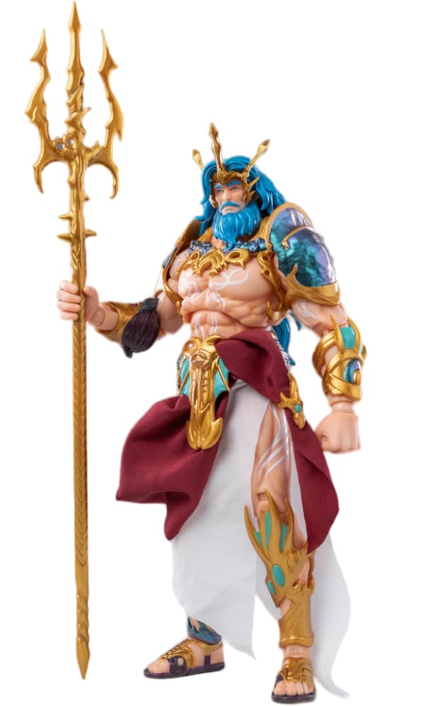 HiPlay ShinfuToys Collectible Figure: Myth Gods of Nation: Poseidon 1:12 Scale Action Figures M03G